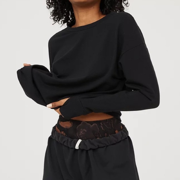aerie Tops - Aerie Black Sweatshirt